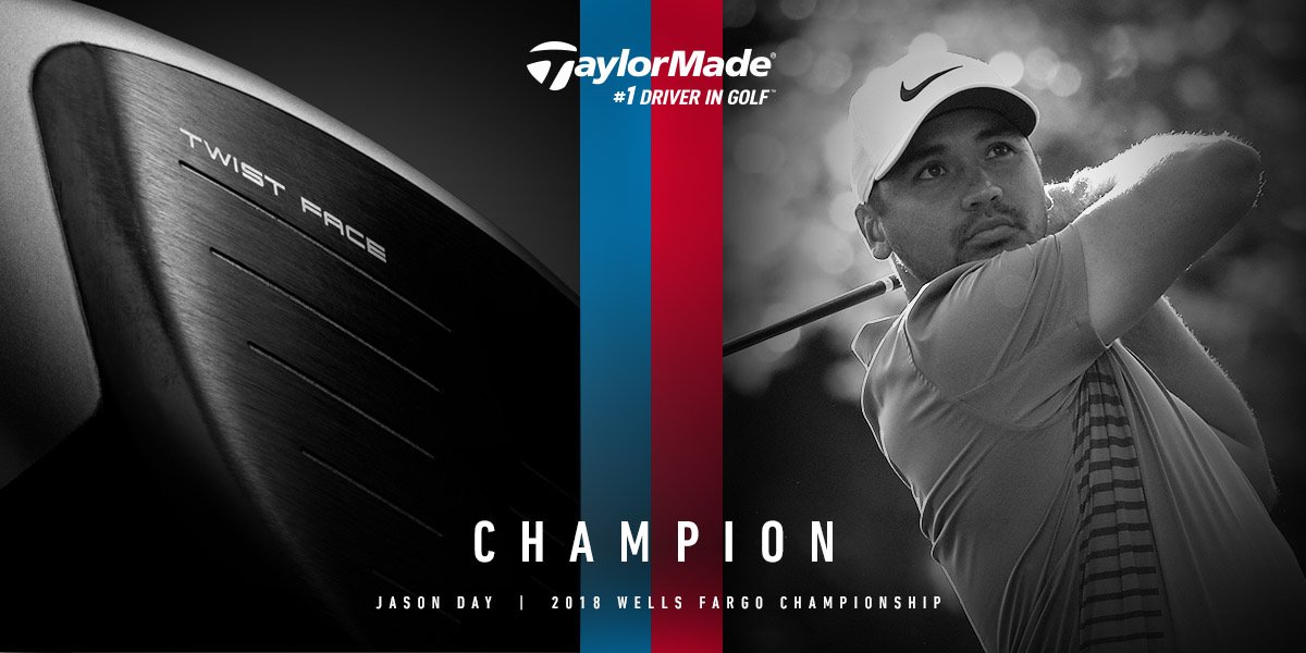 TaylorMadeCA's tweet image. ChaMpion — Jason Day | 2018 #WellsFargoChamp | Charlotte, NC. #M3driver #1DriverinGolf #TwistFace