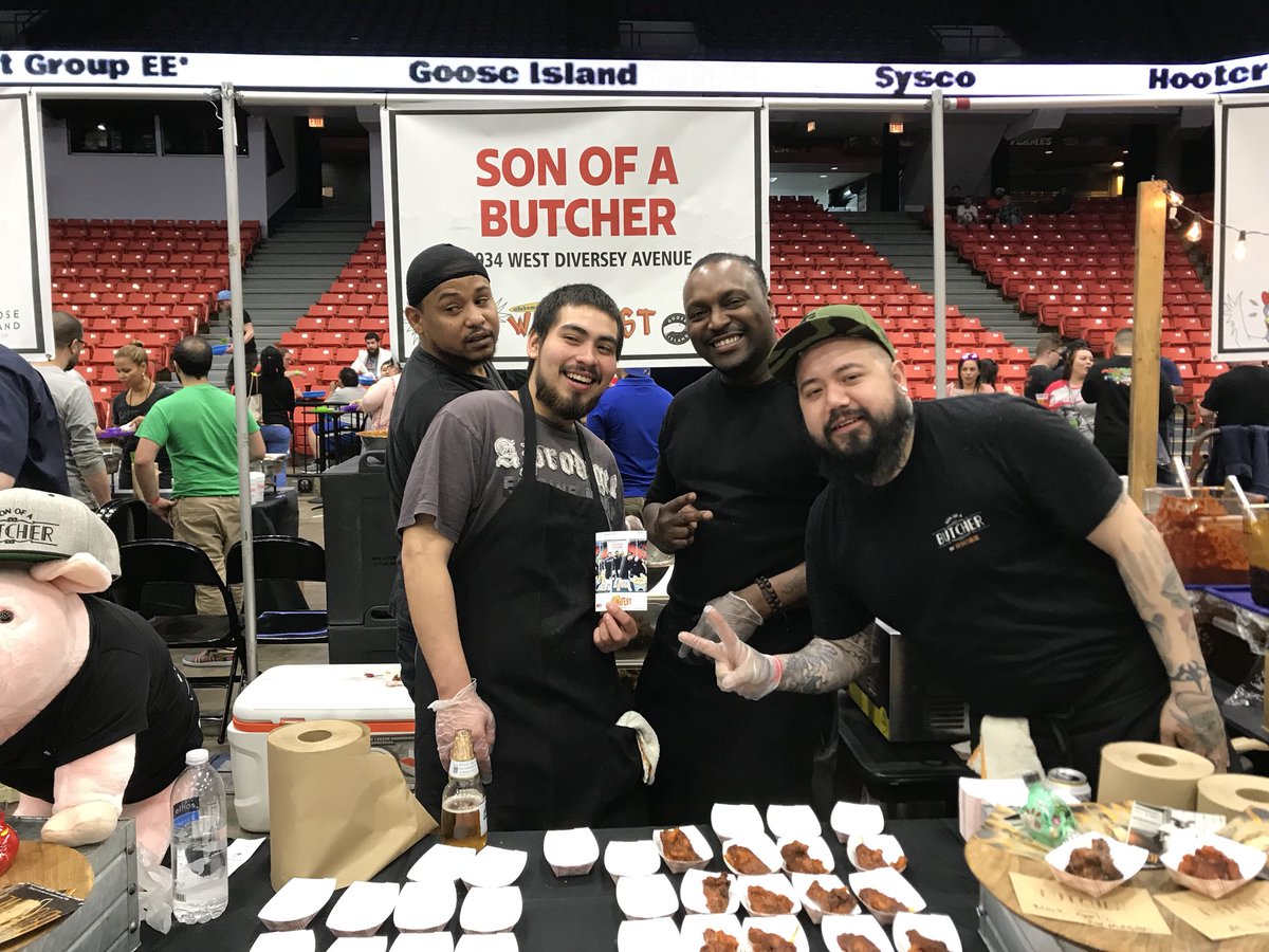 SOButcher's tweet image. #ChicagoWingFest