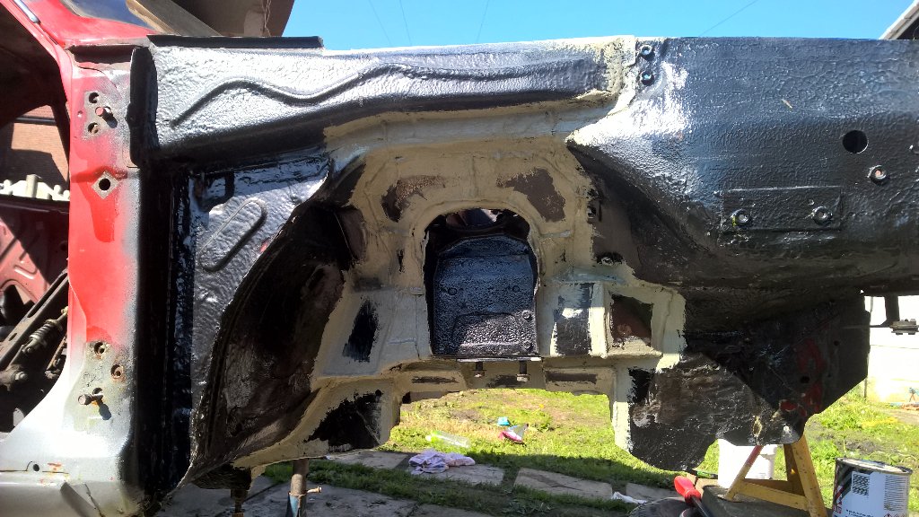 john_spaced's tweet photo. So as planned have been out with the welder and my wife following with the seam sealer 😁 https://t.co/ApKD1uXqlR