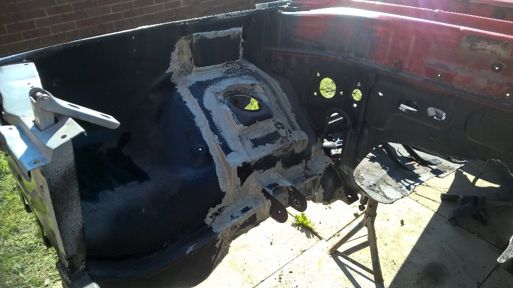 All welding completed and sealed