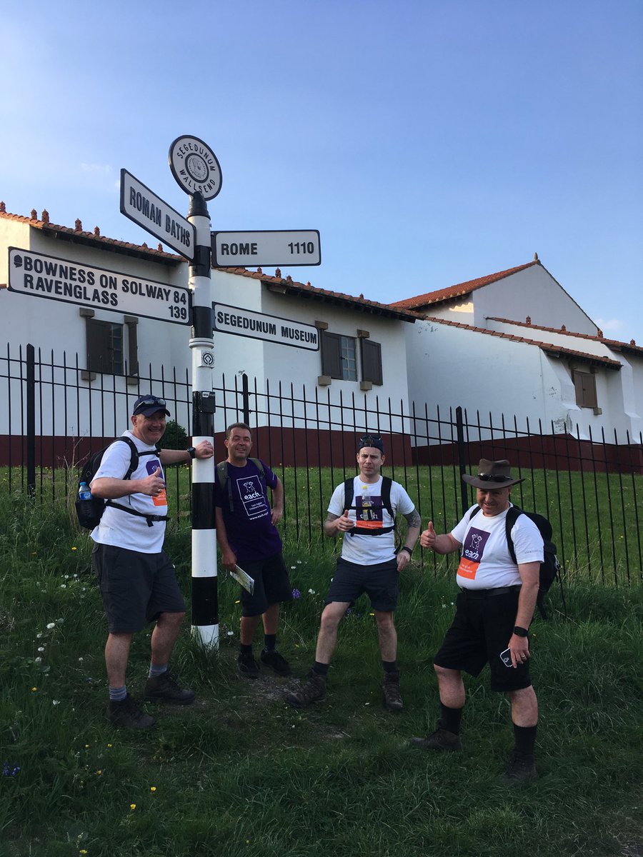 Done it. Shattered but proud and happy. Fantastic guys to walk with. Thanks Gary Scott and Tony. Hopefully a big total for a fantastic charity @EACH_hospices @EACH_Suffolk #walkedthewall