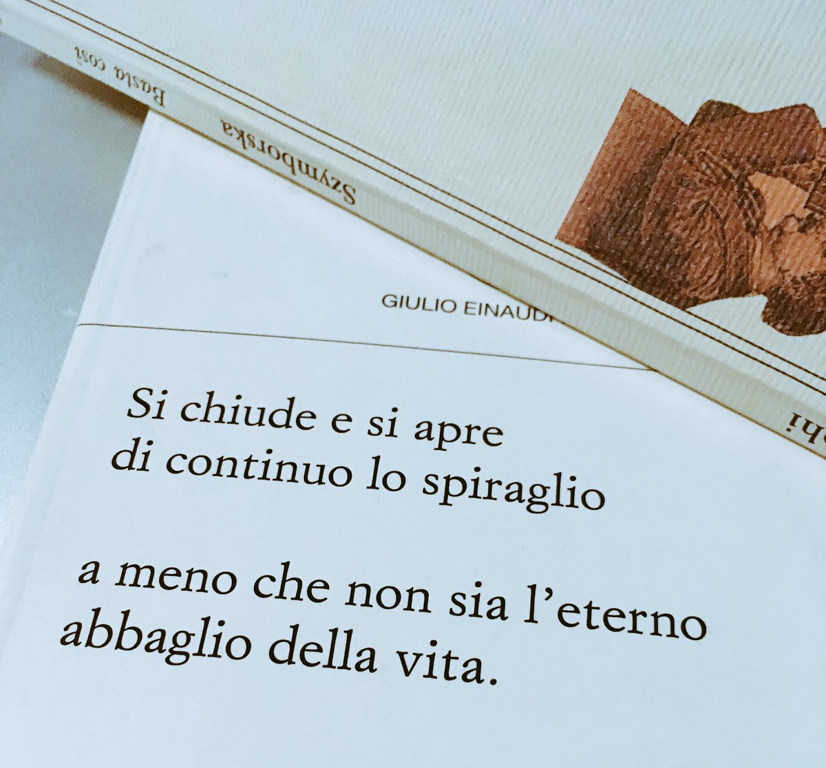 Bettibu7's tweet photo. A meno che. 
#Marcoaldi #LaTrappola #spiraglio #abbaglio #vita #poesia #poet #leggerepoesia #PoesiaPerLaSera https://t.co/kXkWeGg0Ud