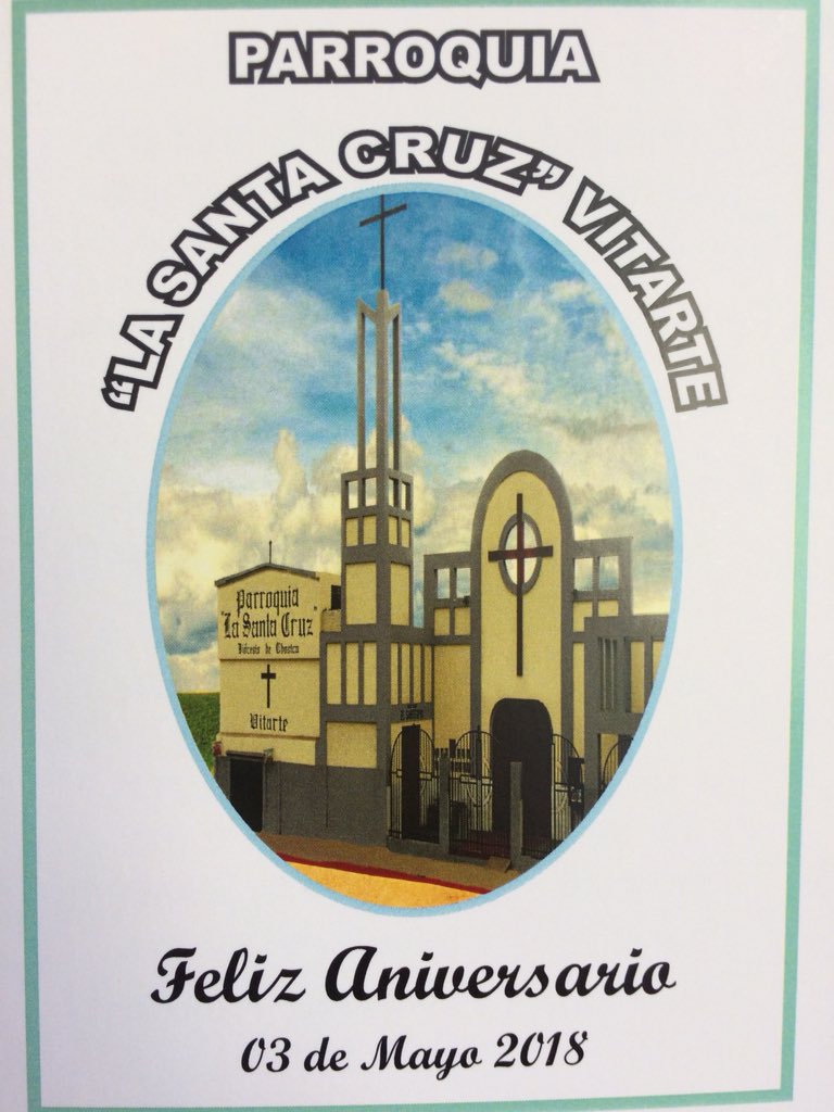 ProConst_Chapi's tweet photo. 48vo aniversario #ParroquiaLaSantaCruz #Vitarte https://t.co/m5syWGjSpy
