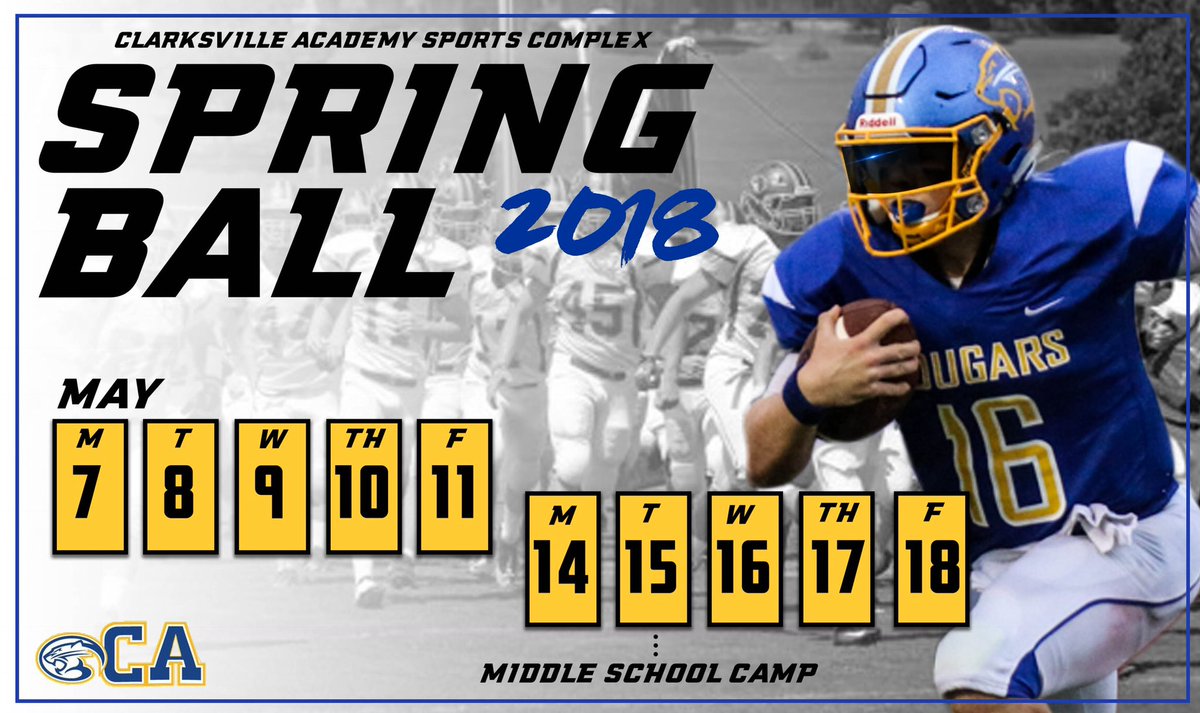 CAFootBall2018's tweet photo. Can you say 24 hours away??!! #SpringBall2018 #CACougars https://t.co/Hf2ulOfejn