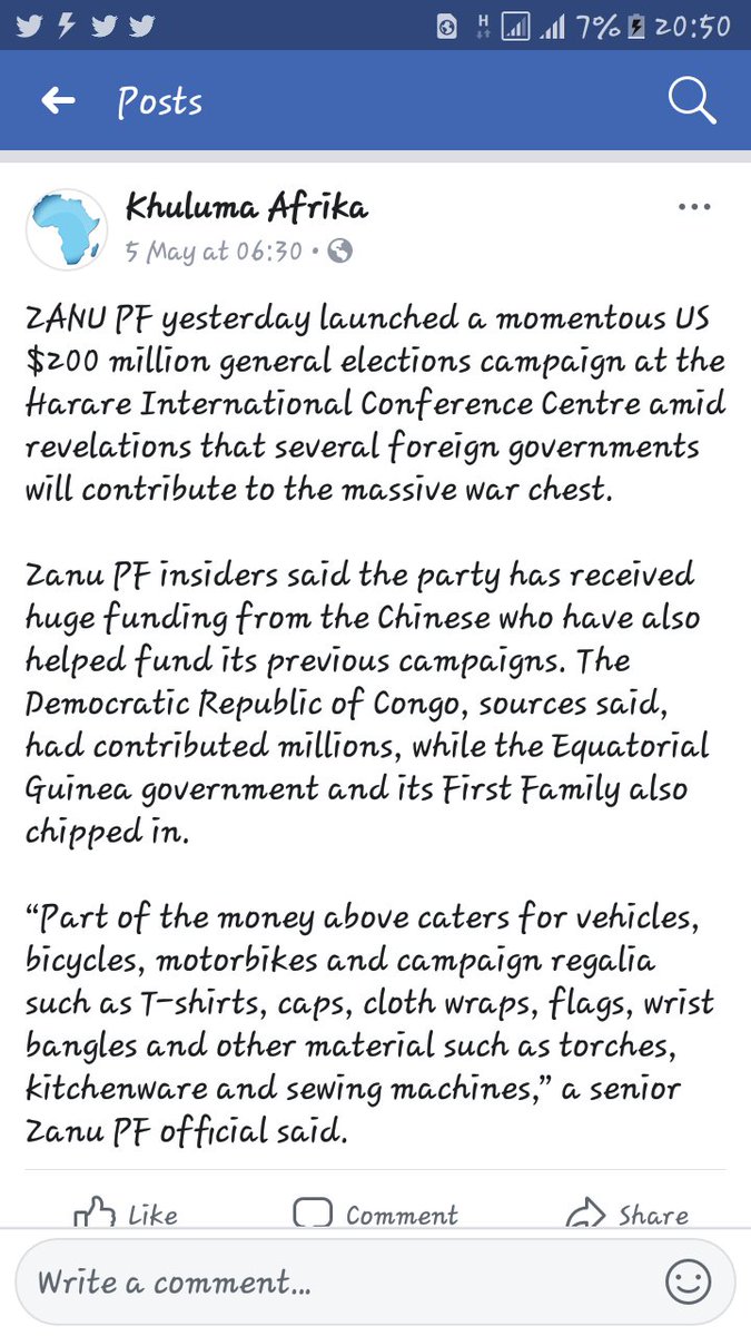 See how Mnangagwa is selling Zimbabwe 👇👇

ZANU is foreign sponsored, they are Chinese puppet.