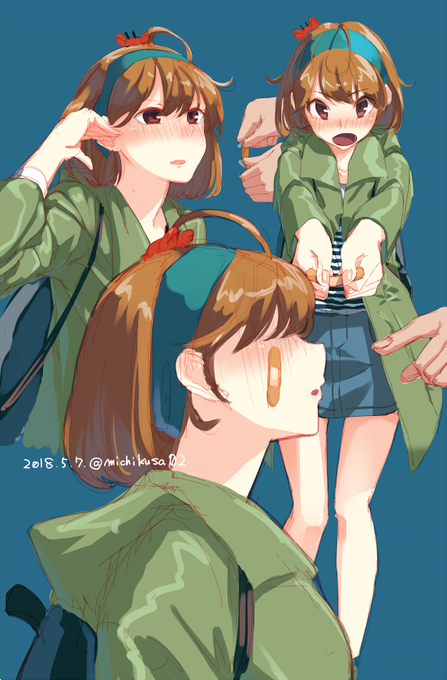 朧ちゃんの頬に絆創膏を貼ろう!!! 