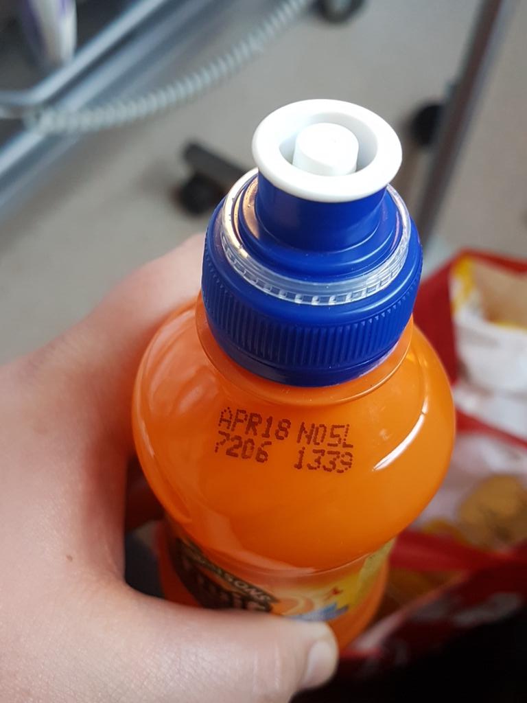 MizzNaughty's tweet photo. @onestopstores bought these yesterday 5th may, gone to drink ans been out of date. Happened plenty of times from same store https://t.co/3hbJcIJZAV