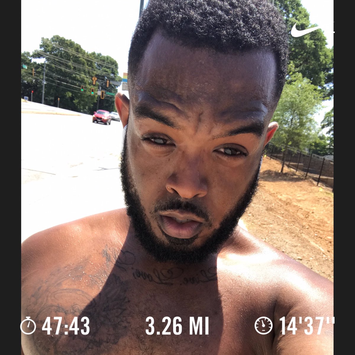 RGDSpeaks's tweet photo. Ran 3.26 miles with Nike⁠ Run Club #JustDoIt
Never left, still beast mode!!!💪🏾 #SundayRunday #MoversAndPacers #WeRunAtl #JustRG #stillSmiling #LiveLoveLife #RGSpeaks #beardgang #beardedrunner #mensfitness #menshealth #melanin #blackboyjoy #blackmenrun https://t.co/9j6dV0J9FL
