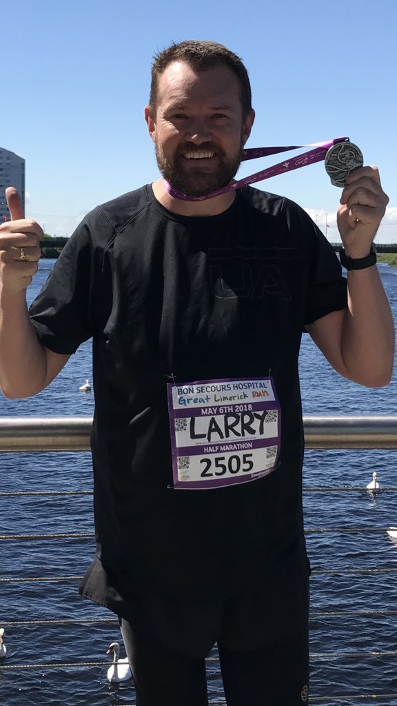 LarryLeprechau's tweet image. Half marathon completed. #GreatLimerickRun #buggered #cantmove