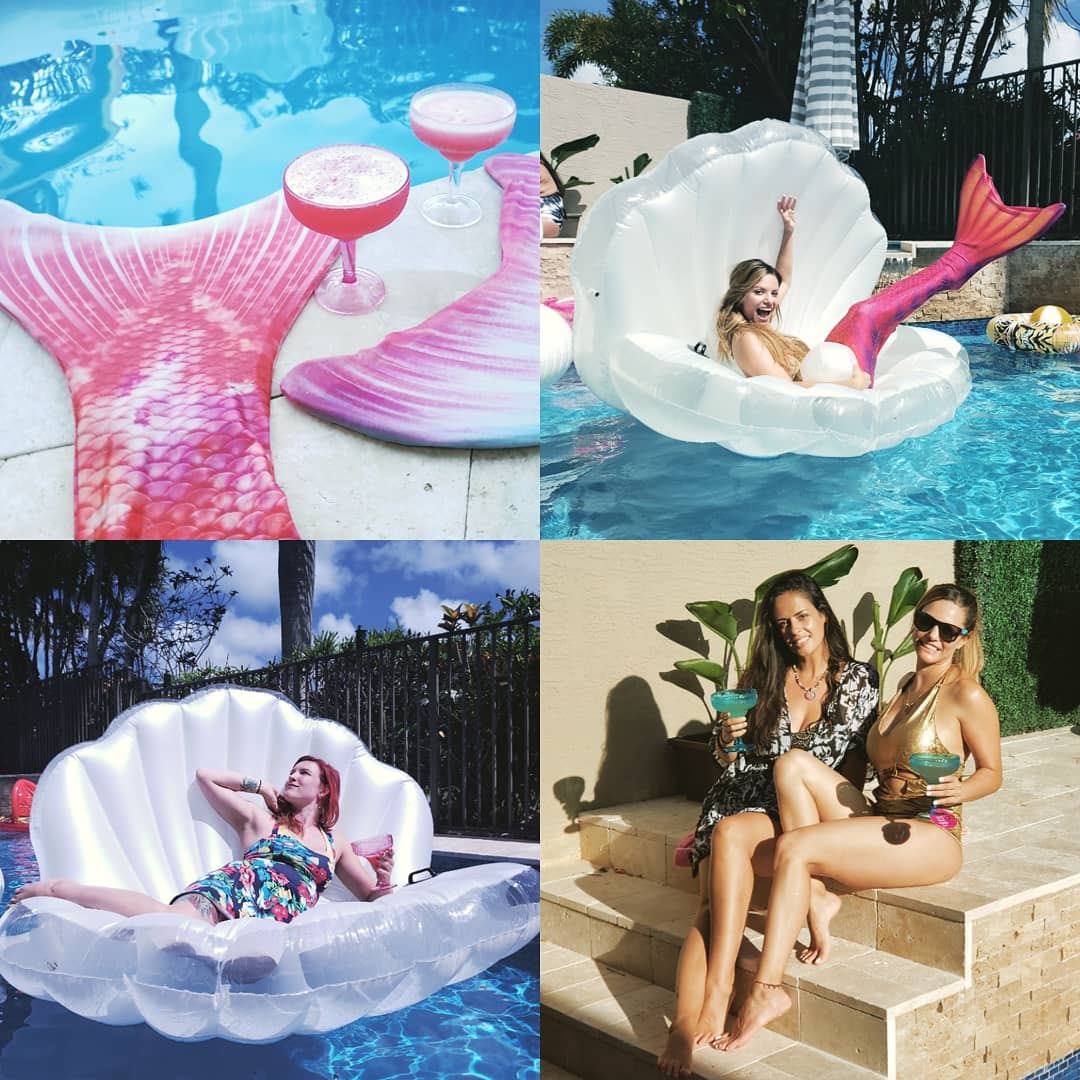 Our 1st ever Margarita Mermaids event was killer 😍🧜‍♀️🍹 #margaritamermaids #CincoDeMayo #merbabes #margaritas #PoolParty #BocaRaton