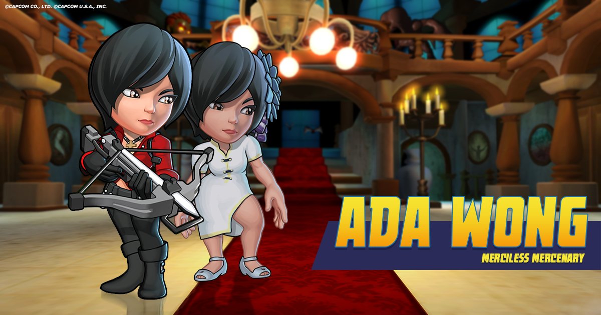 With her Fan Kick and Quick Shot, @RE_Games' Ada Wong is a dangerous foe. She’s free in @Puzzle_Fighter now!