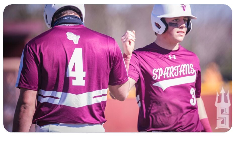 Recruit704Bases's tweet photo. They’re back! This time with identical.417 Batting Averages, Sam Howell @Sam_Howell2 and Caleb Bruce @_calebruce_ share the 2018 #3ASCC BATTING TITLE. @NewSVBaseball @skwahder @MaxPreps @FSUBaseball @FSUFootball
CONGRATULATIONS!! ⚾️ https://t.co/2SYPnTVpzE