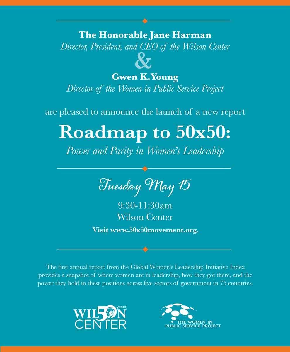 WPSProject's tweet photo. How do women leaders shatter both #glassceilings &amp; #glasswalls? Join WPSP’s upcoming discussion on #Roadmap50x50 to learn more about key findings &amp; data on power, parity, and perception. RSVP: https://t.co/mXoiW0SxkD https://t.co/D8tWR4lAaX