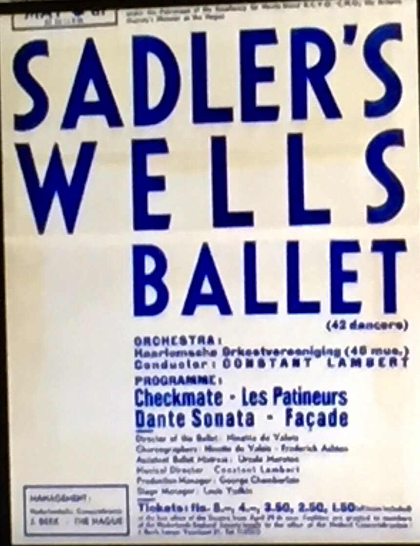 MaggyPigott's tweet photo. Dance stops for nothing & no one. Including #WWII & the #blitz. War saw creation of @Sadlers_Wells #ballet company by #Madam, with #Ashton, #RobertHelpmann, @Gillian_Lynne #BerylGrey...touring all over country. Classics + innovative #choreography
@BBCFOUR #dance season ❤️ https://t.co/dFL8yg1WkI