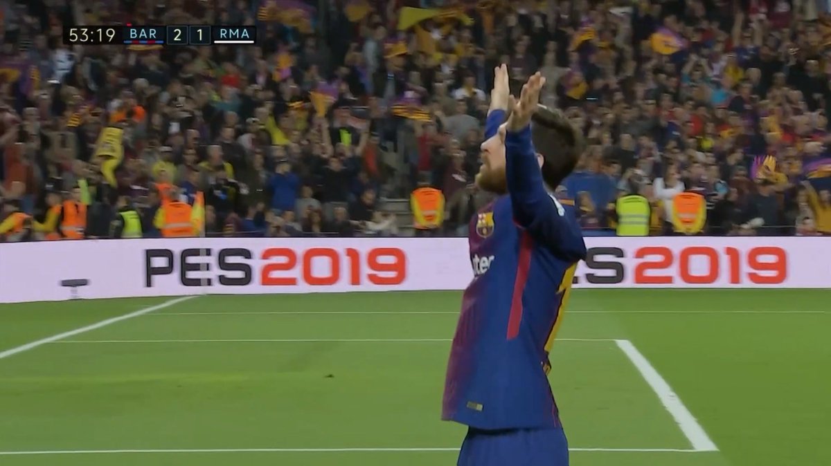 Marvin_Ronsdorf's tweet photo. Nice one, @officialpes. #PES2019 #ElClasico https://t.co/oqjSG80k4a