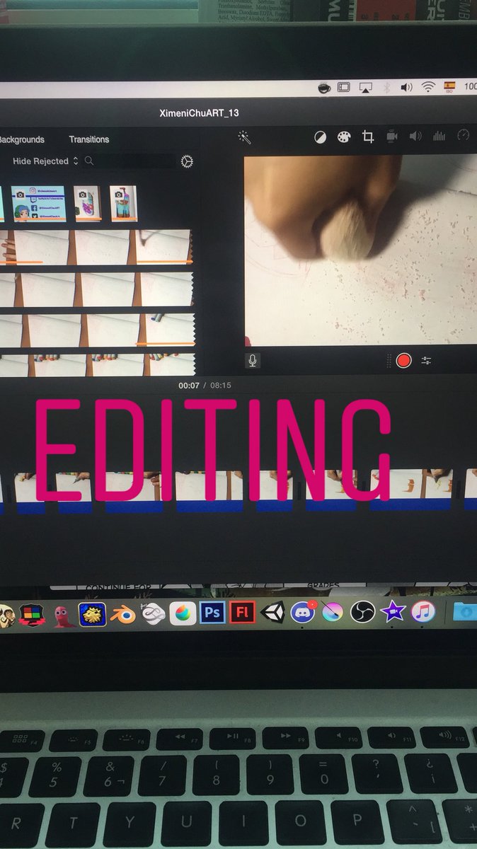 XimeniChuArt's tweet photo. Nada tan bello como acabar temprano tu vídeo!! Espérenlo el lunes ;3 #ximenichuart #youtuber https://t.co/E31FrPIDkd