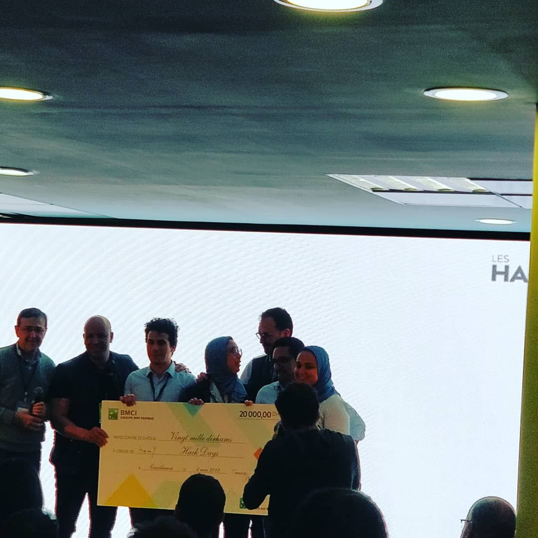 BMCI_BNPP's tweet photo. En images les équipes primées du #HackathonBMCI
Un grand bravo à tous les participants des #HackDaysBMCI #OpenInnovation https://t.co/AjbC0nssYt