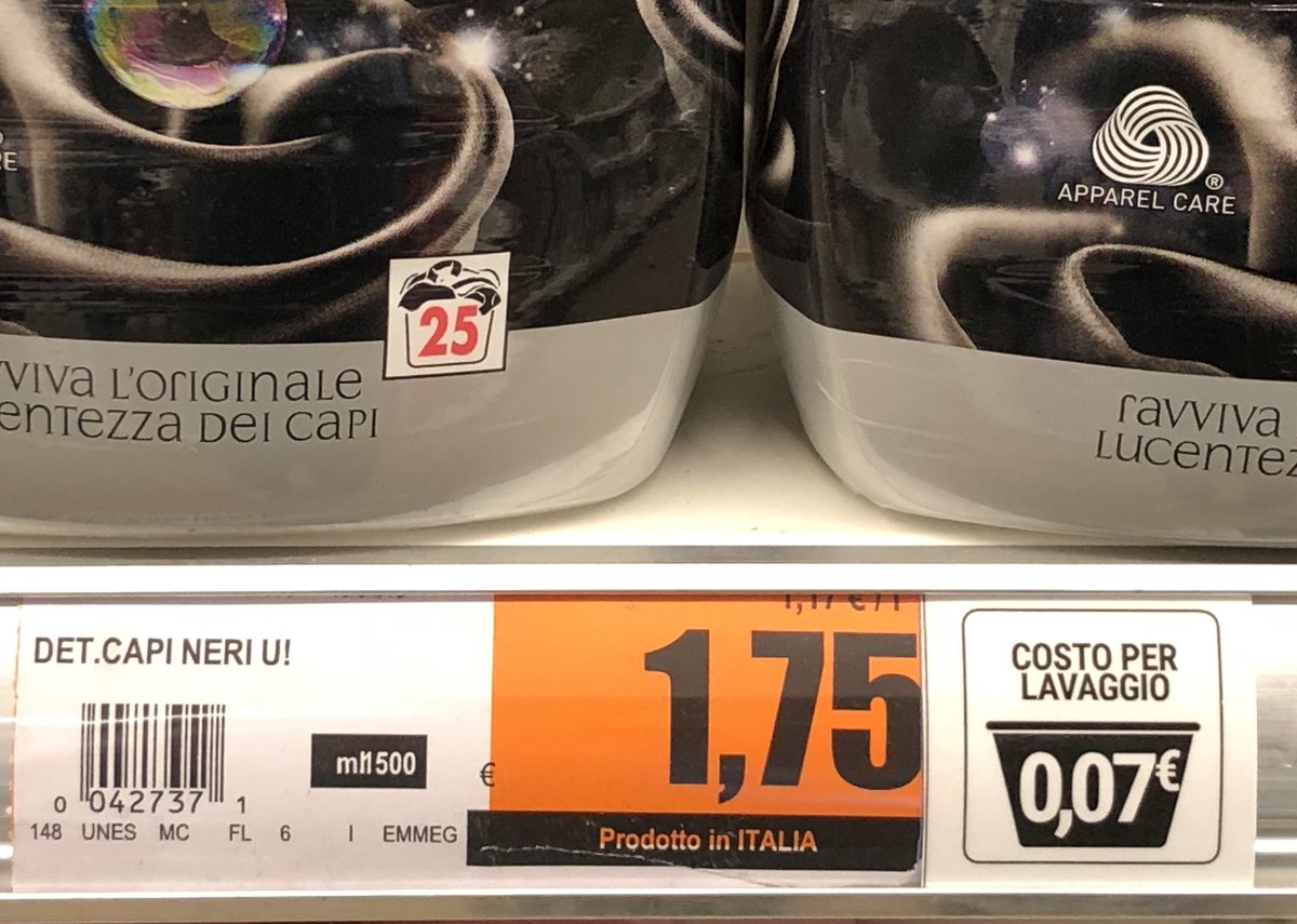 mgasbarrino's tweet photo. Per @U2supermercato la #trasparenza inizia dalla #etichettaprezzo: lasciate pure la calcolatrice a casa, il #costoperlavaggio ve lo diciamo noi ! #edlp #acquistoconsapevole @retailwatch_it @Clazzati @CastaldoSandro @gsantambrogio1 @GS1italy @Federdis @FoodMktgUnicatt @Oikosmos_ https://t.co/WLSgRUtAqS
