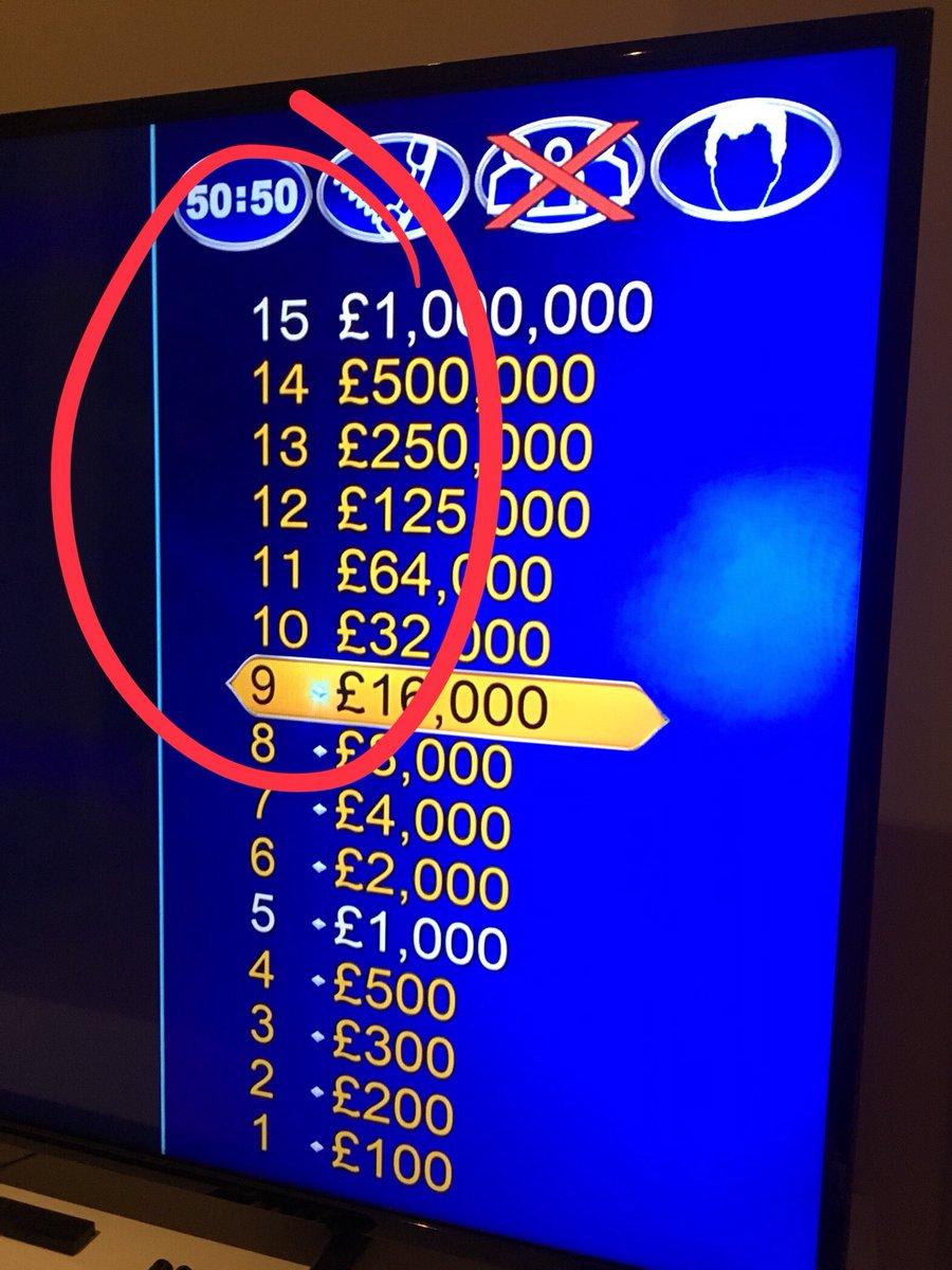 helloiamrob's tweet photo. The graphics in the ‘Who Wants To Be A Millionaire’ revival use two different fonts to show a two digit number and it’s making me profoundly uncomfortable.

(+ @MillionaireUK) https://t.co/UGuLcGDN39