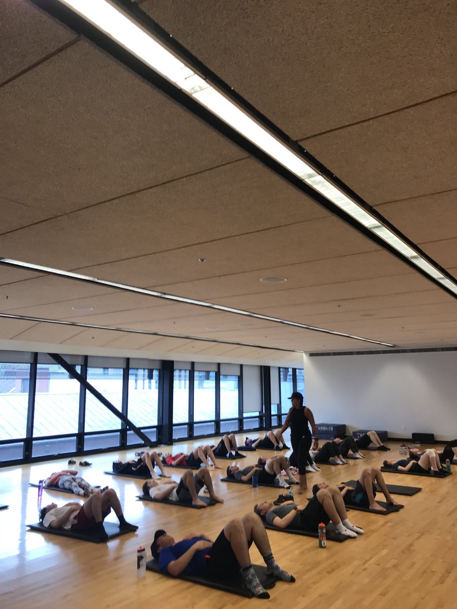 LifeIsAthletic's tweet photo. Last Round #JoGa mental release & muscle relaxation, breathing & mindfulness for athletes w/ Melissa @NZFoundation @AlpineOntario #FIS High Performance Academy @UofTKPE #movementcompetence @fisalpine @s4l_ltad @AlpineCanada @georgianpeaks https://t.co/yBBZFaDcgB