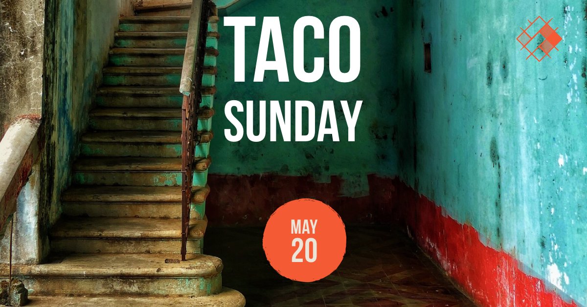 1AGBN's tweet photo. There are two weeks until Taco Sunday! Click on the link to reserve your ticket.
•
https://t.co/m9eziIuHBJ https://t.co/y5Rl4DGSyS
