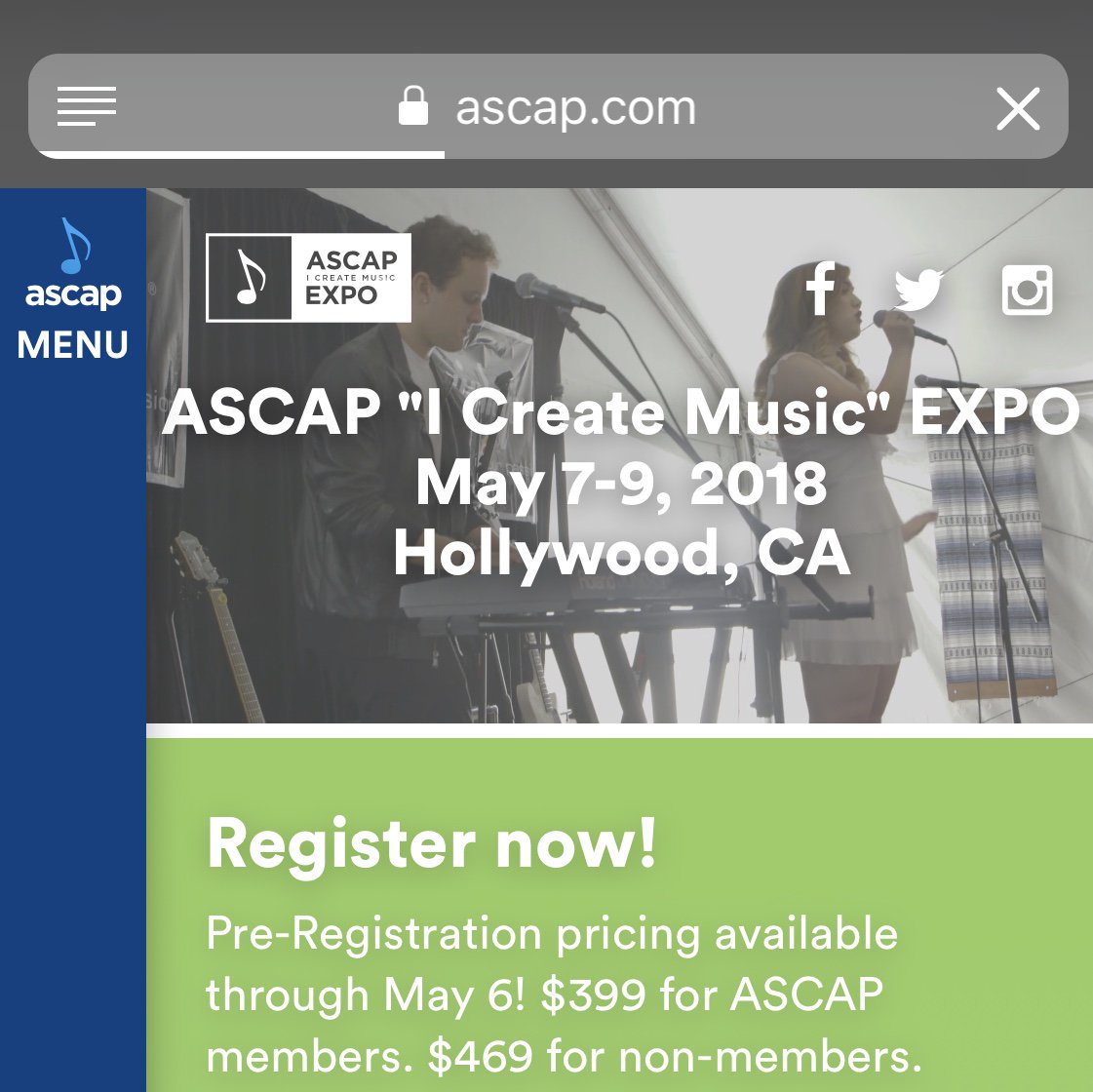 Anyone going to the #ASCAPICreateMusicExpo? I mean, aside from <a href="/Meghan_Trainor/">Meghan Trainor</a> and our old #Berklee classmate <a href="/st_vincent/">St. Vincent</a>, and the rest of the wonderful panelists. If so come say hello! We’ll be at the @Voxercise booth until expo hall! #Voxercise