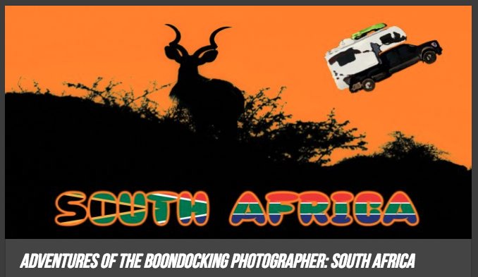 Adventures Of The Boondocking Photographer: South Africa! thethrillsociety.com/adventures-of-… #southafrica #africatravel #camp #camperlife #campinglifestyle #campcamp #campervan #travelblog