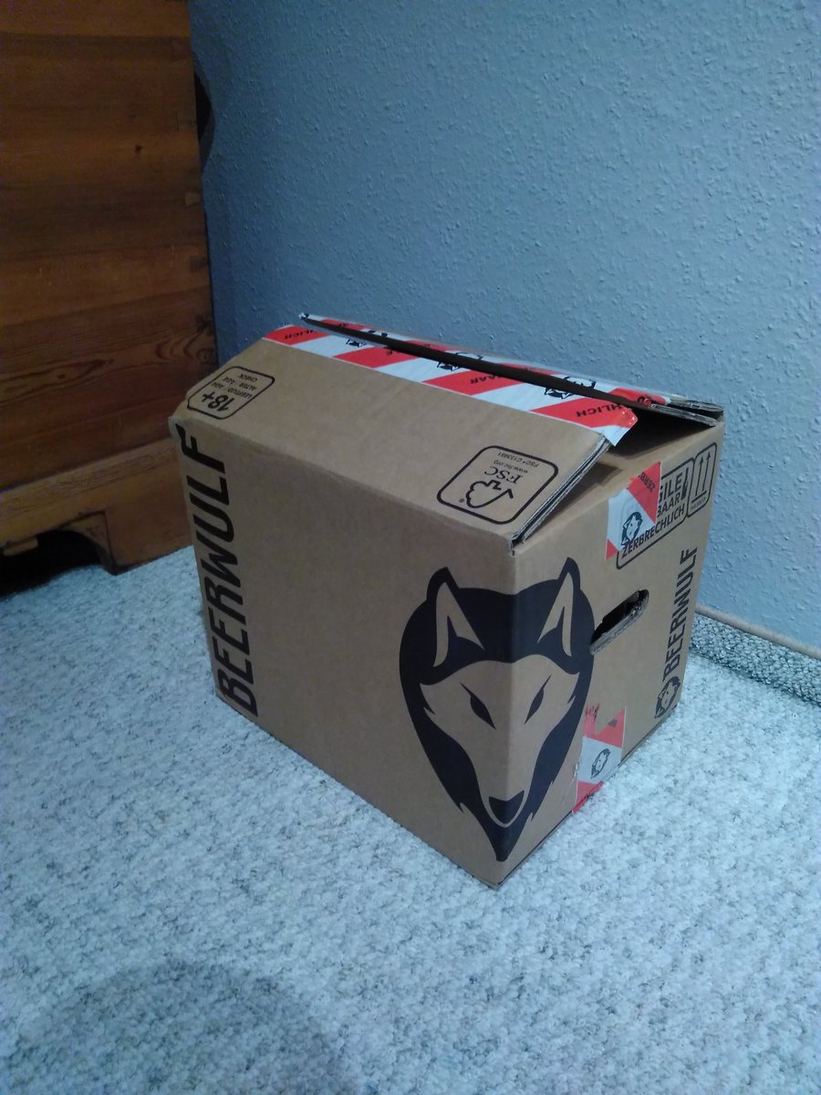 BEERWULF Hat etwas vorbei gebracht was da wohl drin ist.