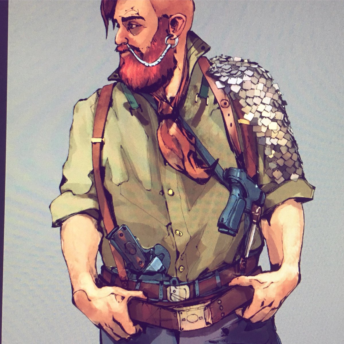 SoldierGoose's tweet photo. New RISE character. What do you think?
#illustration #draw #drawing #conceptart #design #concept #pepinopunk #パンクのキュウリ #PankuNoKyūri #QuantumQuest #QQ #Cyberpunk #Megacity #gamedev #indiedev #boardgames #VideoGames #tabletop #cards #DeckBuilding #Deckbuilder #miniatures https://t.co/omcDTavfIy