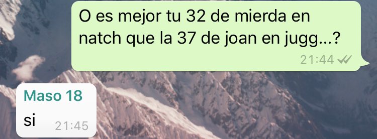 JordiiPi7's tweet photo. @xTheLittleSkyp @maso_18t @AldoRe19 Infravalorar una 37 jugg solo solo porque haya seguido jugando más que otros, le quita mérito a la 37?? Ns que pretendes maso!! https://t.co/xePChWLf5Z