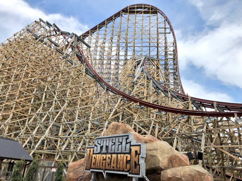 Enjoyed an operational #SteelVengeance today! So. Much. Airtime.