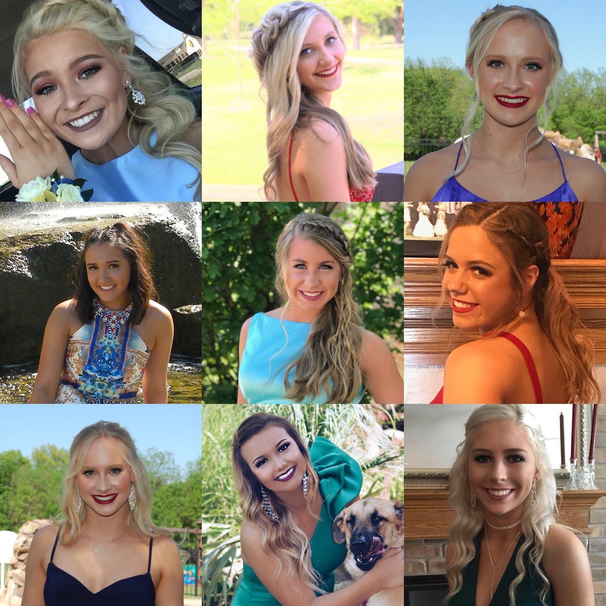 Our pretty prom girls at prom ❤️