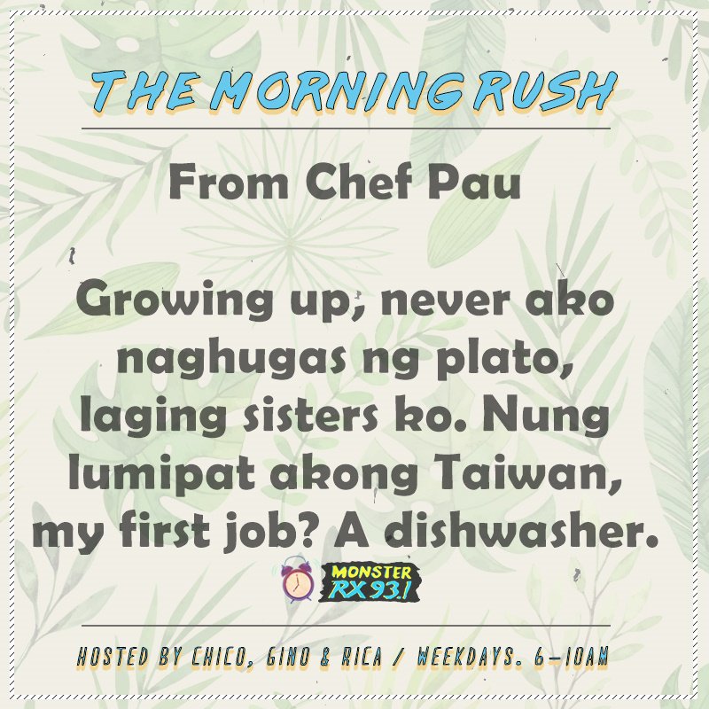 RX931's tweet photo. TOP TWEET FOR #KuwentongFirstJob
TUNE IN EVERYDAY TO #TheMorningRush from 6-10am https://t.co/UKdWeG6Yps