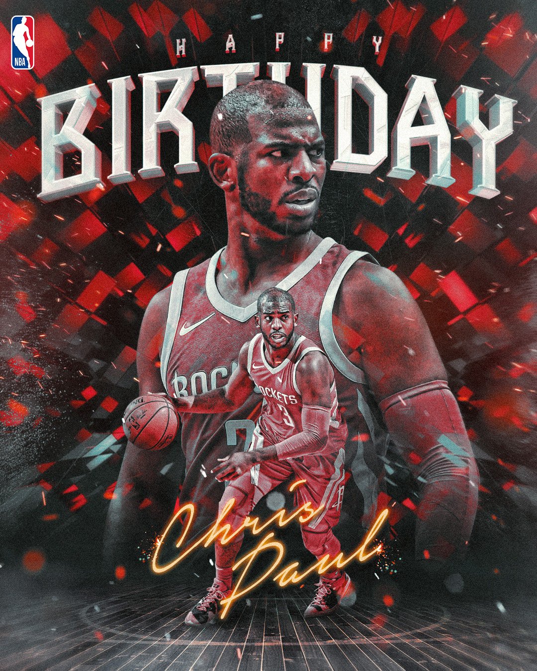 Join us in wishing Chris Paul a Happy Birthday! 