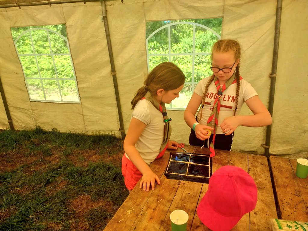 31stBathScouts's tweet photo. This afternoon Cubs visited the craft tent and played aeroball #cubs #OnceUponACamp #iscout https://t.co/fffTUhcq9Z