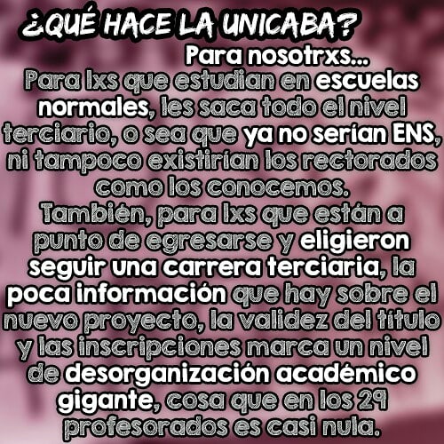 CapitalUes's tweet photo. Pasate por nuestro ig para saber más de la UniCABA! https://t.co/3vnDA11TRI

DEFENDAMOS NUESTROS TERCIARIOS https://t.co/ghHLDv6jtC