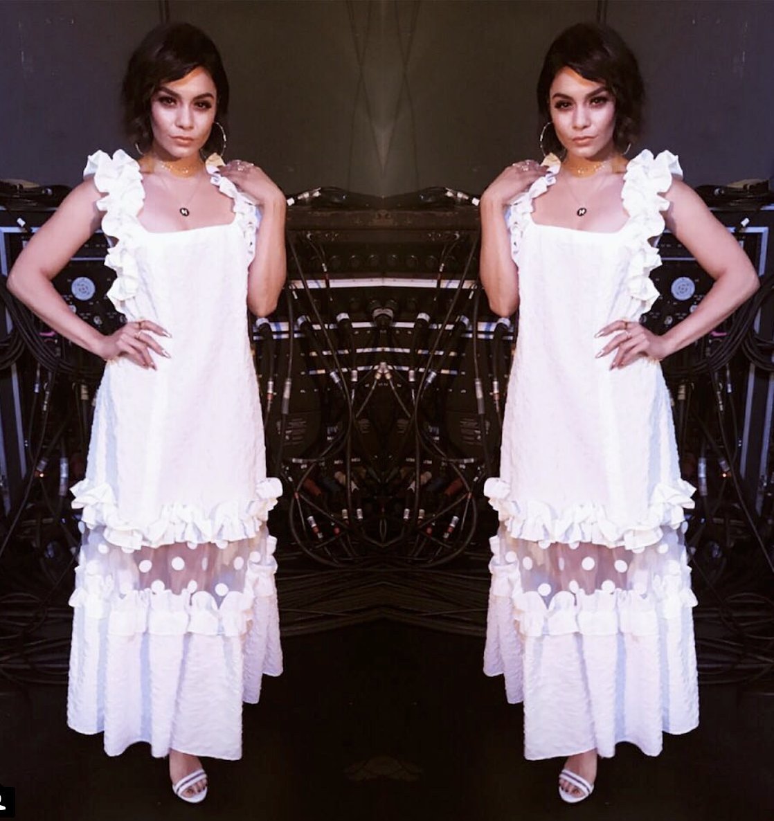 Lovely in white!  <a href="/vanessahudgens/">Vanessa Hudgens</a> wearing our most popular 'Stella' sandal for the 'So You Think You Can Dance' show.  #vanessahudgens #nataliesaidi #whitehot #soyouthinkyoucandance #neiljrodgers #madeinitaly