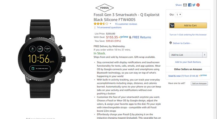 Android Police Deal Alert Fossil Q Gen 3 Watches Are As Low As 150 On Amazon T Co Tieevojgiy Android Police Deal Alert Fossil Q Gen 3 Watches Are As Low As 150 On Amazon T Co Tieevojgiy