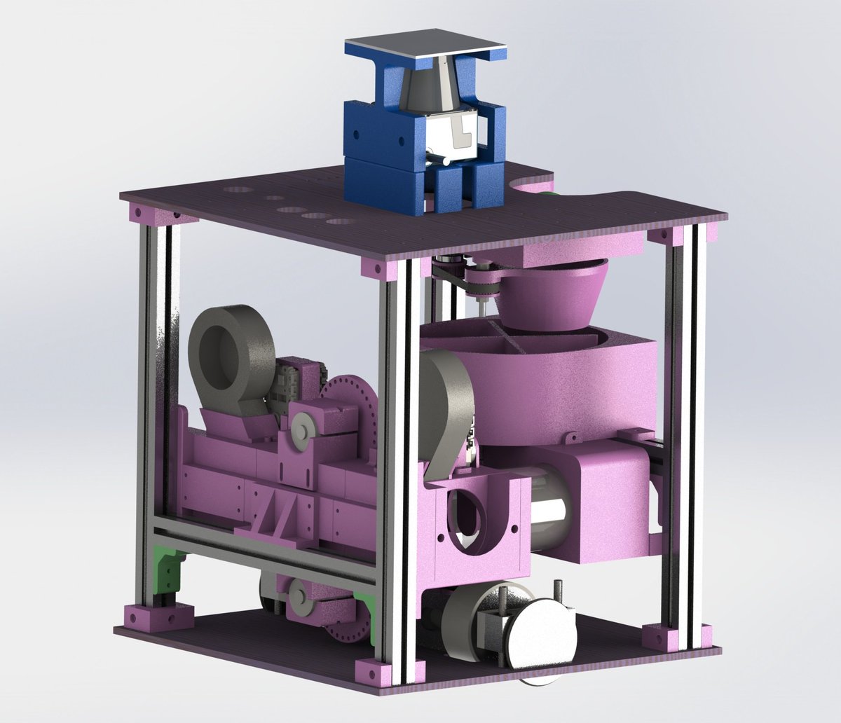 J-3 Avant la compétition, on dévoile la conception 3D de notre robot.
D'autre photo pour demain ;)
