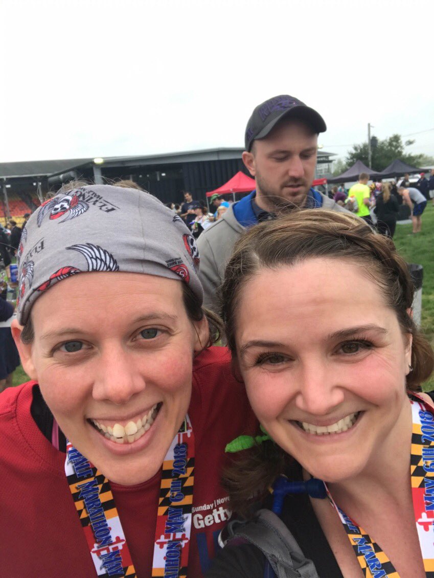 MusicAyoub's tweet photo. FCPS EVPA music teachers representing at today’s Frederick half marathon #wearevpa https://t.co/nQZuZVrCLh
