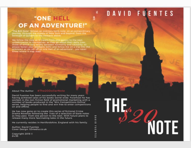The20PoundNote's tweet photo. #The20DollarNote part of the #FollowTheMoney series of #Crime #Drama #Adventures ...Coming soon to #Paperback ...Out now for #Free on #KindleUnlimited ... #Political #Satire #Writerslife #AuthorsLife #NewYork https://t.co/kAjKRY1eeS