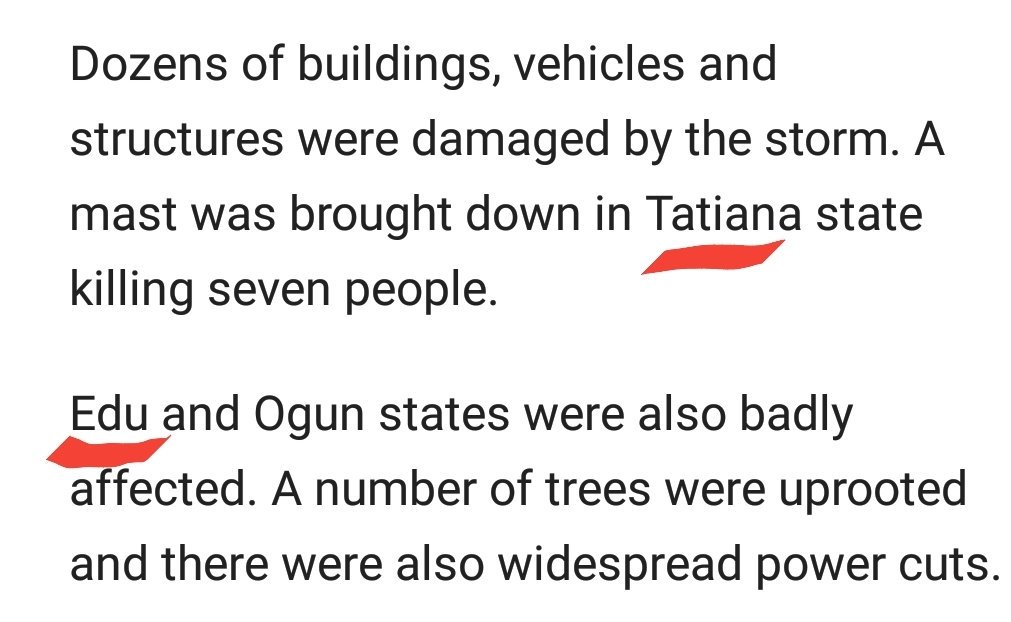 AboutLagos's tweet photo. @AJEnglish @AJENews I'm just curious to know when "Tatiana" and "Edu" States were created in Nigeria. 🤔 https://t.co/sgwjoIHUgX