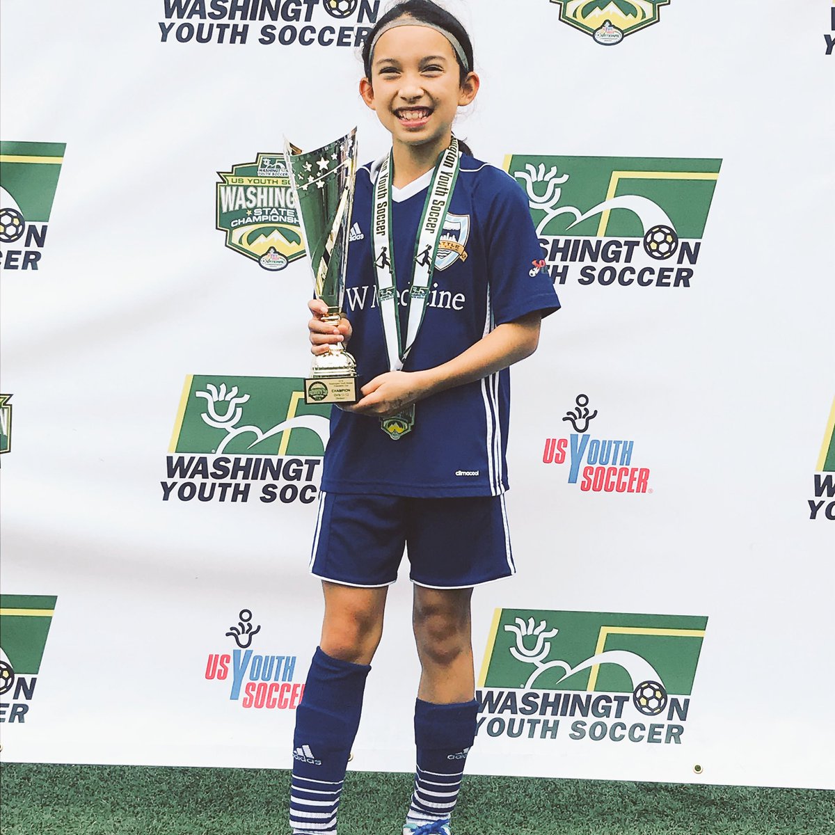 They did it! Washington State Cup U12 Champions!!!! #SeattleUnited #MiniMessi #Blessed #DiditforPapa