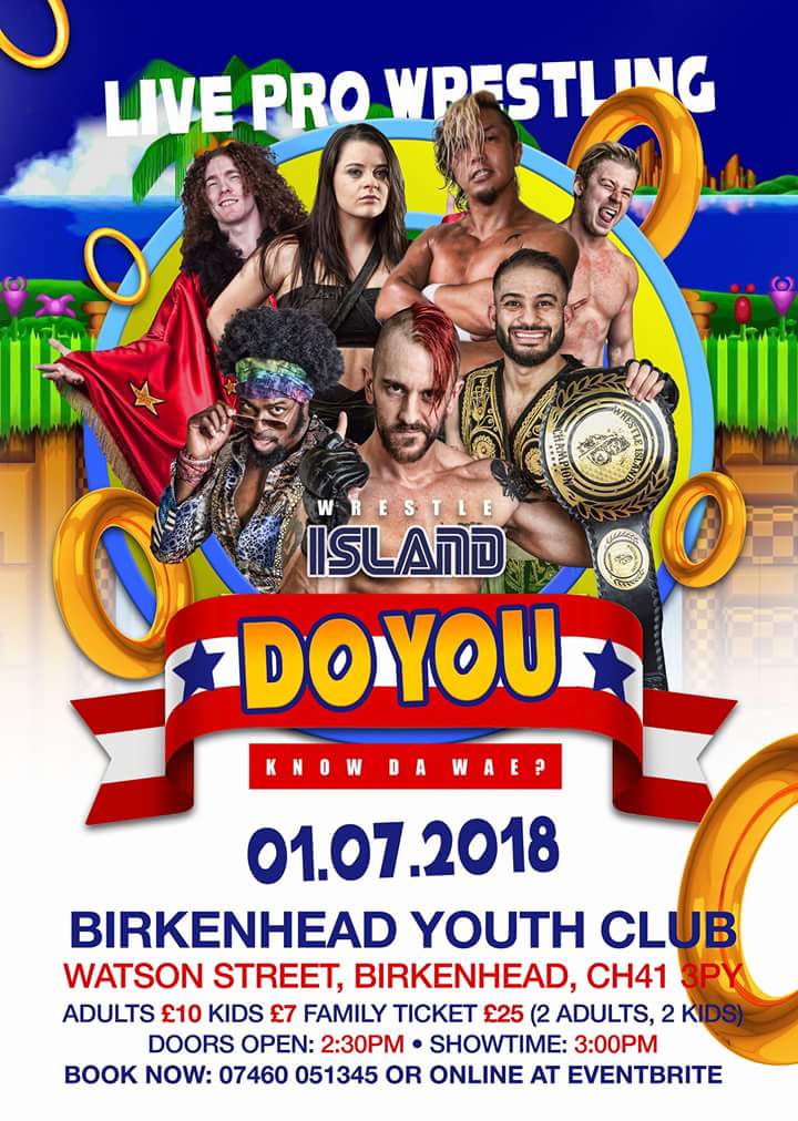 PeterMcarthur89's tweet photo. Amazing poster for the next @WRSTLEIsland show July 1st!

Featuring @SugarDunkerton &amp; @dragongate_pro star @tanizakinaoki 

#doyouknowdaway
#wrestleisland https://t.co/8d31L2UwMB