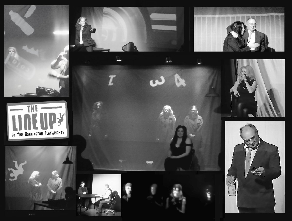 TheLineUp2018's tweet image. The Line Up (Production Exhibit A) featuring Darrie Gardner, Nina Koenig, Tracy Bargate, Louise Rhian Poole and Richard Alan.... Suspects and detective who appeared at the Lion And Unicorn Theatre, Kentish Town, London.