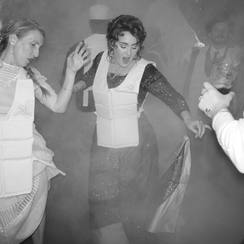 alexandergold's tweet photo. Forever screaming about Adele’s Titanic-themed 30th birthday party.

I’ve never had worse FOMO. 😭🙏🙌 https://t.co/NVH20Q3pk7