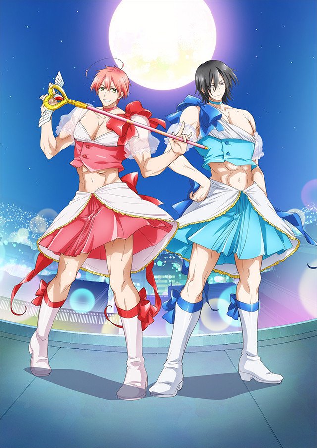 Hey @PeterSAdrian, @yoshi_sudarso, how many retweets to get you guys to do a Cosplay photoshoot as Mahou Shoujo Ore? One of the best anime on @Crunchyroll this season!