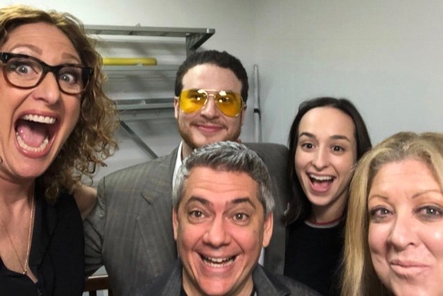 ElayneBoosler's tweet photo. Got to see a great show last night with @thecuddlestar, @AliKolbert, @JewdyGold. Ali, my first time seeing you live. You are fantastic. Thanks. https://t.co/mFHSeMVI7a
