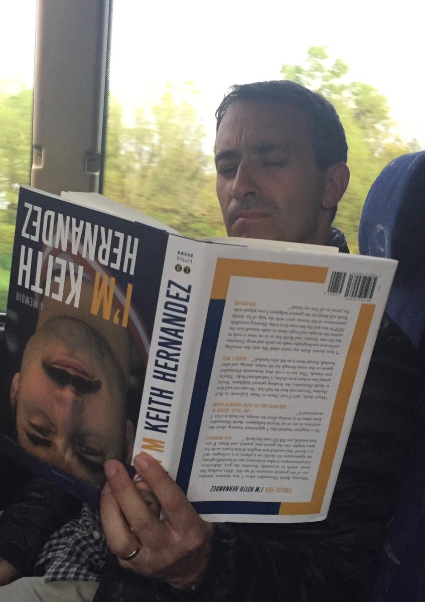 joshlewinstuff's tweet photo. Enjoying Keith’s book as we head to hotel from Cincy airport. I plan on turning it right-side up just as soon as we get off the highway 👍
@keithhernandez 
#butseriously #greatreadsofar https://t.co/FJEYwf5dtL