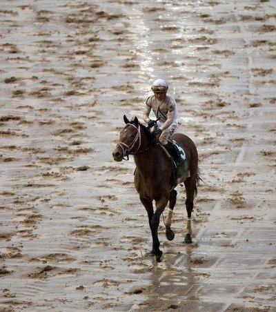 AudibleNY's tweet photo. Great ride by @jjcjockey yesterday in very wet conditions. Hope to get a little drier track in a few weeks. https://t.co/HvyJywO7yZ